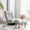 Gray#2, variant on Full Size Fabric Accent Chairs, Single sofa reclining chair Japanese chair lazy sofa tatami balcony reclining chair leisure sofa adjustable chair, Gray Accent Chairs,Metal Modern Accent Chairs