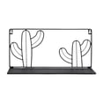 thumbnail image 1 of Estante De Pared De Hierro Forjado, Estantes Flotantes Para Sala De Estar, Balcón, Barra, 40x21cm, 1 of 8
