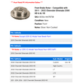 thumbnail image 2 of Front Brake Rotor - Compatible with 2011 - 2022 Chevy Silverado 2500 HD 6.6L V8 2012 2013 2014 2015 2016 2017 2018 2019 2020 2021, 2 of 2