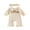Beige, variant on RUINIXCW Baby Girl Little Sister Outfit Newborn Baby Girl Hospital Coming Home Outfit Waffled Romper Infant Baby Girls Fall Winter Clothes Long Sleeve Jumpsuit Headband Set