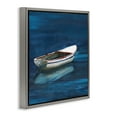 thumbnail image 4 of Stupell Industries Calm Floating Boat Transportation Painting Gray Floater Framed Canvas Art Print Wall Art, 18 x 18, 4 of 10