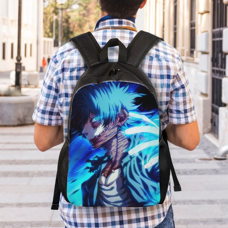 anime laptop backpack My Hero Academia Backpack, Anime Travel Laptop Backpack, Casual Daypack For  College School, Back To School Gift For Men & Women,Unisex Computer Bag  Fits 16 Inch Notebook