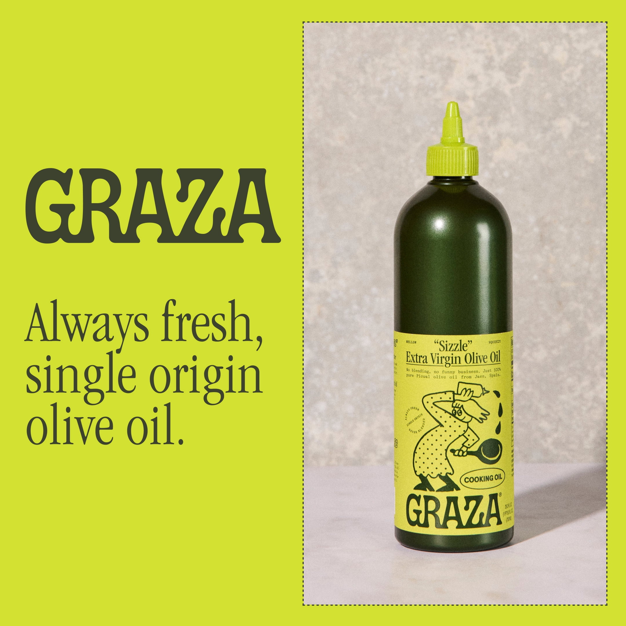 Graza Sizzle Extra Virgin Olive Cooking Oil, 25.4 fl oz