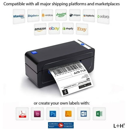 Direct Thermal Label Printer for 4x6 Labels – Commercial Grade High-Speed Label Maker - Compatible with Amazon FBA Chitchats Stallion Ebay Etsy ...