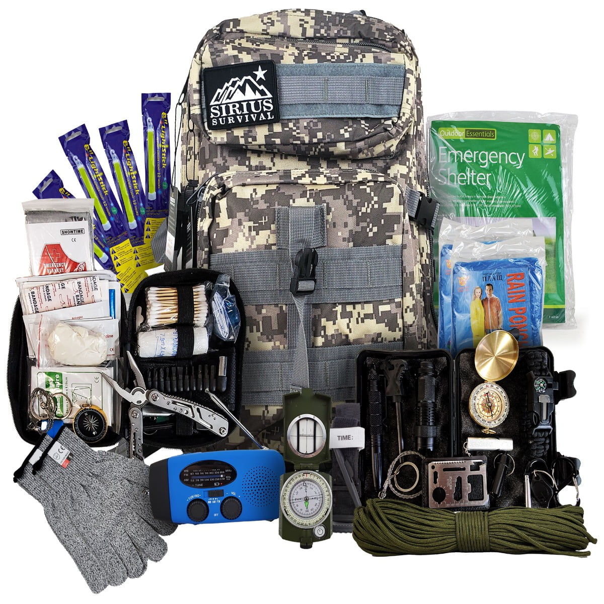 PrePacked Survival Backpack Survival Kit for Family Be Prepared