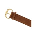 thumbnail image 3 of CTM  Faux Suede Belt with Brass Buckle (Women), 3 of 4