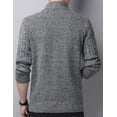 thumbnail image 5 of Kukuzhu Men's Casual Shawl Collar Button Down Cabel Knit Cardigan Sweater with Pockets, 5 of 5