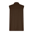 thumbnail image 5 of Stamzod Summer Tops for Women Casual V-Neck Boho Tank Tops Sleeveless Button Up Shirt Beach Vacation Clothes Coffee M, 5 of 10