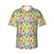thumbnail image 1 of Balery colorful easter eggs Camisas hawaianas de manga corta para hombre, camisas playeras de corte holgado, camisas de vacaciones con botones,3X-Large, 1 of 7