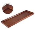 thumbnail image 6 of Riousery Vintage Rectangle Wooden Serving Tray for Tea Set Fruits Candies Food Home Decoration, 17.7 x 5.9 x 0.8 inches / 45 x 15 x 2 cm Elegant Dark Wood Finish, 6 of 9