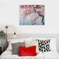 thumbnail image 5 of Awypu  Cherry Blossom Canvas Painting Pink Sakura Wall Art Cherry Tree Poster Living Room Decorative Canvas for Bedroom Prints Photo Modern Artwork Painting Picture, 5 of 6