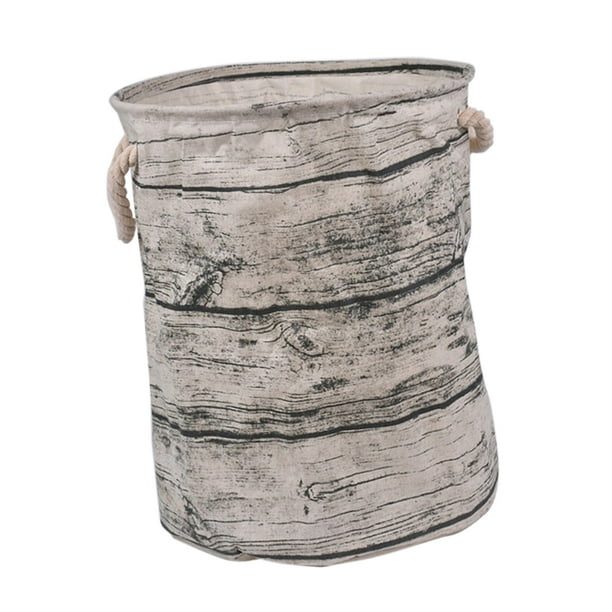 Cesta de almacenamiento de algodón de lino Gloria Plegable Impermeable de Almacenamiento de Ropa Juguete Maquillaje 15.75 * 19.69 Pulgadas