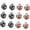Mixed Color, variant on FVDPWYE 12 Pieces 2.4 inch Cow Pattern Christmas Balls Multifunctional Western Theme Brown White