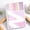 🔥 Pink, variant on Sentmoon Small Notebook Notebook Journal Loose Leaf Stickys Notes Pads Notepads and Notebooks In Various Combinations Versatile and Suitable for and Office Workers Alike