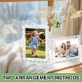 thumbnail image 4 of ZYNERY 2-Pack Wavy Edge Acrylic Magnetic Picture Frames, 5x7 Acrylic Floating Picture Frames with Strong Magnets, 20mm Thick Crystal Clear Block for Tabletop Display, Home & Office Modern Decor, 4 of 7