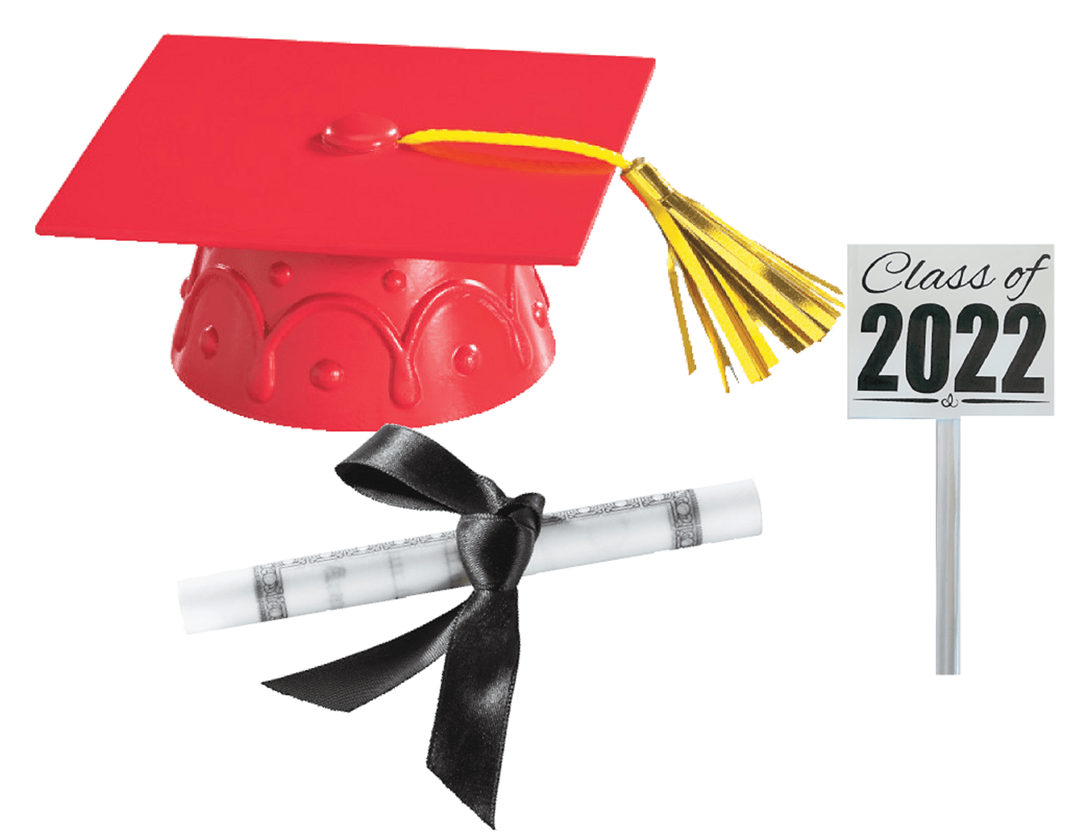 Mini graduation cap cake topper Clearance