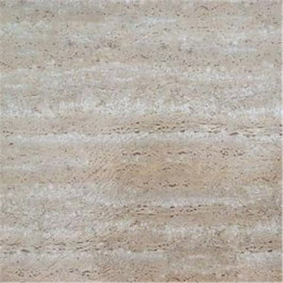 Achim Importing Co., Inc. NEXUS Travatine Marble 12 Inch x 12 Inch Self Adhesive Vinyl Floor Tile #425