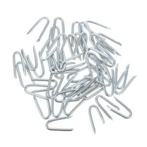 STOBOK Wood Staples U Shape Nails Iron 50Pcs