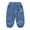Z297 Dark Blue, variant on Landzoo Toddler Girls Trousers Floral Print Elastic Waist With Pockets Summer Breathable Pants Size 3-4 Years Dark Blue