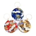 thumbnail image 4 of Womens Evening Bag Clutch Purse Luxury Handbag Embroidery Wedding Bag Crane-Print Small Round Evening Bag,Gold, 4 of 10