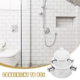 thumbnail image 3 of HEALEEP 1 Set Utility Sink Handle Alloy Silver Mixing Water Function for Houseowners, 3 of 8