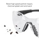 thumbnail image 4 of Gafas protectoras gafas de seguridad ajustables para patillas montura completa antivaho para adultos para uso industrial, 4 of 8