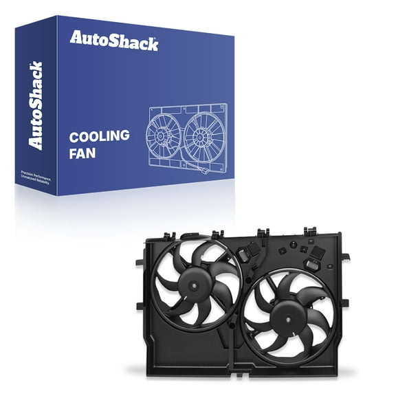 AutoShack Radiator Cooling Fan Assembly | Replacement for 2014-2023 Ram ProMaster 2500 2014-2023 Ram ProMaster 3500 | 1-PC