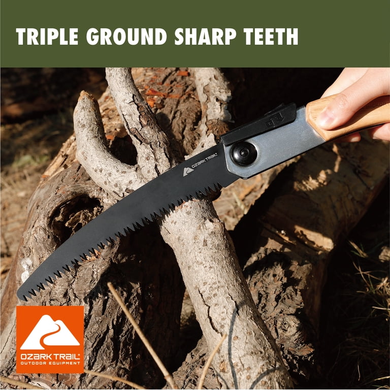 Ozark Trail Folding Camping Saw, 17-Inch, Hickory Handle photo 6