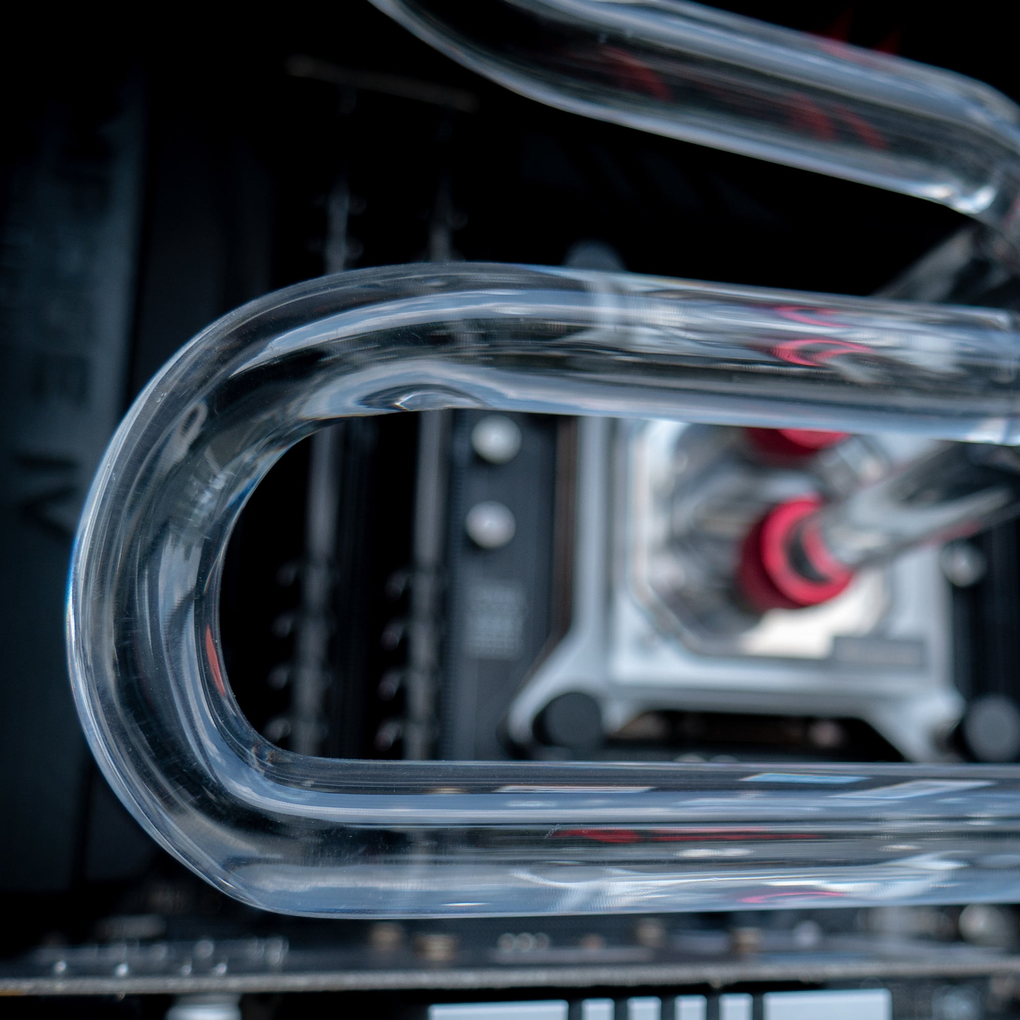 Unique Bargains PETG Tubing Hard Tube for PC Water-cooling System Clear 10 x 14 mm