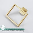 thumbnail image 4 of KOKOSIRI Hand Towel Ring Shower Towel Hanger Holder Bath Towel Holder Bathroom Lavatory Stainless Steel Wall Mount Brushed Gold B3004BG, 4 of 9