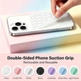 thumbnail image 2 of Anteel 2026 Upgraded 2 Pack  Suction Cup Phone Case Mount Double Sided, Non Slip Phone Accessories, Hands-Free  Grip Silicon Phone Holder for Selfies and Videos (Chalk &Clear), 2 of 6