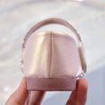 thumbnail image 5 of Staki Sparkle Shoes Girls Sandals Glitter Wedding Party Princess Dress Shoes Flower Girl Low Heel Mary Jane Pumps for Kids Pink,8 Toddler, 5 of 9