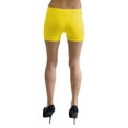 thumbnail image 3 of Vivian's Fashions Legging Shorts - Cotton, Misses Size (Yellow, 4X), 3 of 3