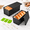 Black-2.2LB & 1LB, variant on 2pack Bread Loaf Pan With Lids 1 Lb Dough Capacity Non-stick Carbon Steel Pullman For Homemade Sandwich And Sourdough Corrugated