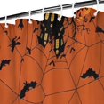 thumbnail image 3 of Halloween Spider Web and Bats Shower Curtain 36"x72" ,Bathroom Decorative Shower Curtains Set with 12 Hooks,Modern Waterproof Washable Shower Curtain, 3 of 6