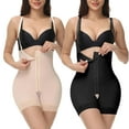 thumbnail image 2 of VISALY Tummy Control Underwear for Women, for Women Waist Trainer Postpartum Tummy Body Shaper Butt Lifter Thigh Slimmer Open Crotch Bodysuit, Underbust Corset, Shapewear Bodysuits (Black, M), 2 of 6