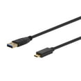 thumbnail image 2 of Monoprice Select USB 3.0 Type-C to Type-A Cable 6ft Black, 2 of 6