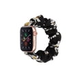 thumbnail image 1 of Compatible con Apple Watch Band 38 mm 40 mm 42 mm 44 mm Tejido floral suave Elástico Scrunchies iWatch Bands para Apple Watch Series 6, SE, 5, 4, 3, 2, 1 - Style9, L/38 brillar Electrónica, 1 of 4