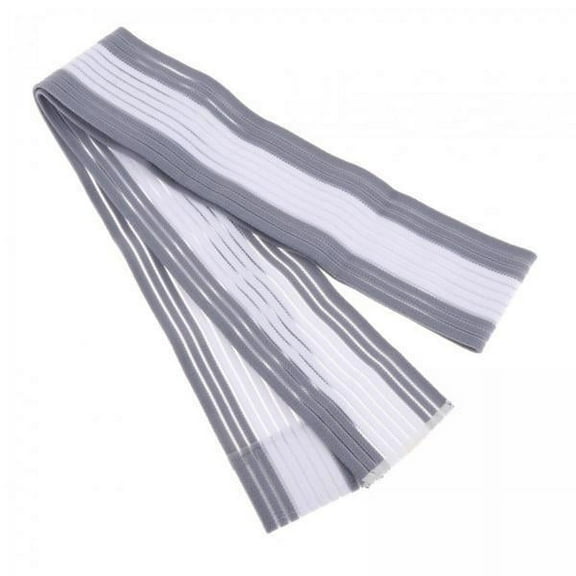 GARENDE 2xBreast Compression Band Breast Compression Support Wrap for Gym Jumping Rope Grey White