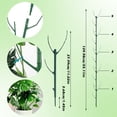thumbnail image 4 of 5 Pack Stackable Monstera Plant Support,Garden Plant Support Stakes for Plants,Climbing Plant Support Structures Plant Holder Stick Moss Pole for Support Tall Potted Plants(5*Pack+1*Velcro), 4 of 4
