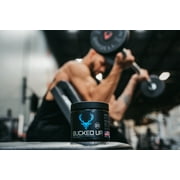 Bucked Up Pre-Workout Powder, Blue Raz, Vitamin B12 & 200mg Caffeine, 25 Servings