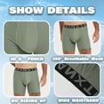thumbnail image 4 of Mens Underwear Boxer Briefs 4 Pack Designed for Sports, 4 of 6