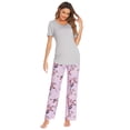 thumbnail image 2 of EKOUAER Women's Maternity Nursing Pajamas Set Breastfeeding Sleepwear Short Sleeve Top & Pants Pjs for Pregnant, 2 of 6