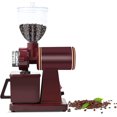 thumbnail image 1 of Molinillo de café eléctrico profesional, molinillo de café en polvo, molinillo de café, espesor ajustable (rojo), 1 of 5
