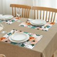 thumbnail image 3 of Pioneer Flower Floral Print Pattern Summer Placemats Table Placemats Set Of 4-Linen Kitchen Washable Placemats Table Mats 12x18 Inch Non-Slip Heat Resistant, 3 of 5