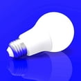 thumbnail image 7 of AmeriLuck Colored A19 LED Light Bulb, Deep Cobalt Blue with Black Light Effect, 7W (60W Equivalent), E26 Medium Scew Base, Waterproof for Outdoor Use, 7 of 7