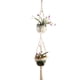 thumbnail image 1 of Soporte para macetas Cuerda colgante Plantas tejidas a mano Cesta colgante Bolsa de red Suministro de jardín Bohe Colgador de plantas Advancent JJ18383-09, 1 of 6