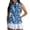 Blue Dolphin Flower, variant on Green Camouflage Quick Dry Athletic Shirts for Women Versatile 1/4 Zipper Women's Sleeveless Golf Tennis Shirts Casual Relaxed Workout Tank Tops for Women