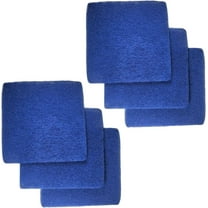 HQRP 6-Pack Koi Pond Filter Pad Media 12.5" x 12.5" for Outdoor Backyard Ponds, Water Gardens, Waterfalls