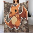 thumbnail image 7 of Pokemon Charizard Throw Blanket Cute Flannel for Boys Girls Men Women, 7 of 7